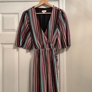 Camila Coelho Multicolor Striped Dress- Medium